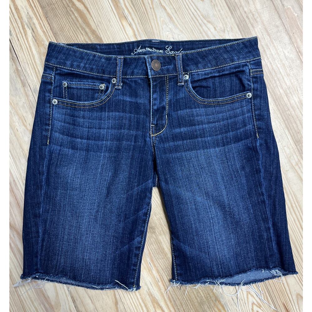 American Eagle Outfitters AEO Jean Shorts Women’s 8 Distressed Ripped Denims
